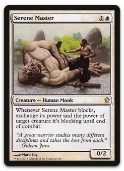 Serene Master #20 (NM) Commander 2013 C13 Magic MTG - Image 1