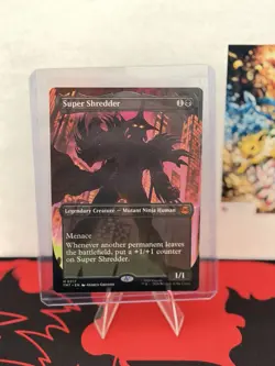 🔥Super Shredder (Borderless) Teenage Mutant Ninja Turtles Foil (NM/M)🔥 - Image 1