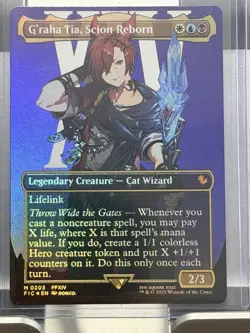 G'raha Tia, Scion Reborn (Borderless) Commander: Final Fantasy FOIL - Image 2