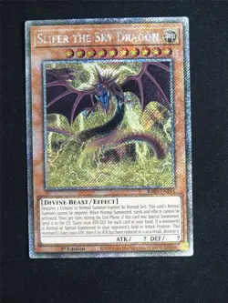 Slifer the Sky Dragon RA03 Platinum Rare - 1st ed Yugioh Card #22I - Image 1