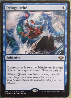 mtg magic flusterstorm FRENCH vf fr deluge irrite modern horizons 4 available - Image 1