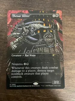 Throat Slitter (2360) Secret Lair TMNT Featuring: Kevin Eastman (Colors) MTG NM - Image 1