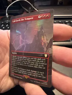 Call Forth the Tempest (Borderless Foil) Lord of the Rings 509 NM - Image 3