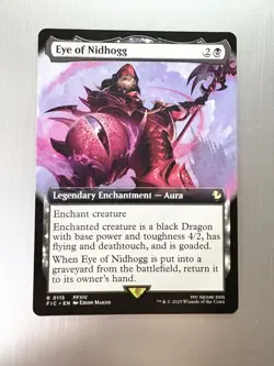 Eye Of Nidhogg - 115 - Magic: Final Fantasy MTG - Extended Art - Rare - Image 1