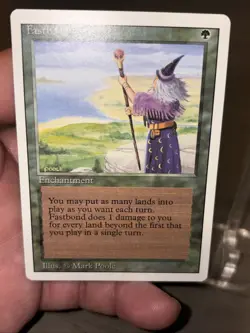 Magic The Gathering Fastbond Revised Lightly Played LP MTG - Image 5