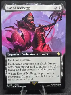 MTG Eye of Nidhogg 0115 Commander: Final Fantasy Rare NM - Image 1