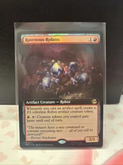 Ravenous Robots (Extended Art) Teenage Mutant Ninja Turtles Foil NM - Image 1