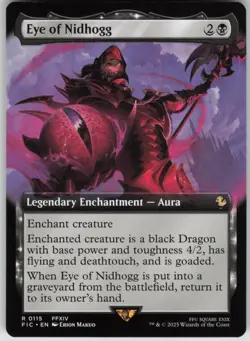 MTG TCG Eye of Nidhogg (Extended Art) R Commander: FINAL FANTASY 115 - Image 1