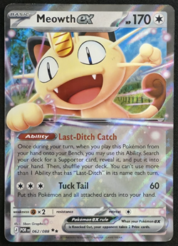 Meowth ex 062/088 Pokemon Perfect Order NM - Image 1
