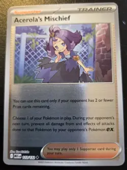 Acerola's Mischief 113/132 Reverse Holo Uncommon Mega Evolution Pokemon TCG - Image 1
