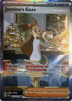 Jasmine's Gaze 245/191 Special Illustration Rare Surging Sparks Pokemon NM - Image 1