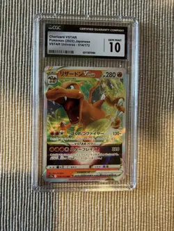 CGC Gem Mint 10 💎 Charizard VSTAR 014/172 Japanese Pokemon VSTAR Universe - Image 1