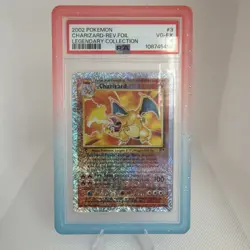 Charizard PSA 4 2002 Pokemon Reverse Holo #3 Legendary Coll 🔥 - Image 1