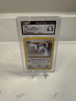 Pokemon Lugia Neo Genesis Holo Rare 9/111 Unlimited 2000 90 HP CGC 6.5 English - Image 2