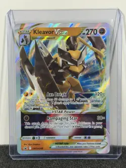 Kleavor VSTAR SWSH249 Black Star Promo Sword & Shield Pokemon Card NM - Image 1