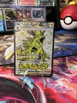 Pokemon Tyranitar ex SV03: Obsidian Flames Ultra Rare Holo 340 HP 211/197 - Image 1