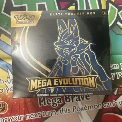 Pokemon TCG Mega Evolution ETB Lucario Elite Trainer Box NEW / SEALED - Image 5