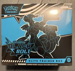 Pokemon TCG Scarlet & Violet Black Bolt ETB Elite Trainer Box Factory Sealed - Image 1