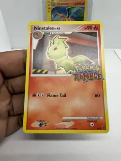 2009 Pokemon Pokemon Rumble Ninetales 3/16 LP - Image 2