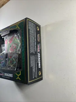 Pokemon TCG: VMAX Dragons Premium Collection Box 2022 Brand New Sealed *Damage* - Image 2