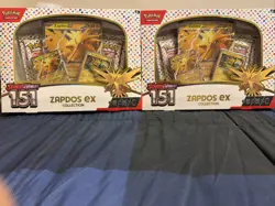 2X Pokemon TCG S&V 151 Zapdos Ex Collection TCG Factory Sealed (8 Packs) - Image 1
