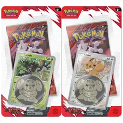 Pokemon Scarlet Violet Destined Rivals Eevee & Zarude Checklane Blisters 2 Pack - Image 1