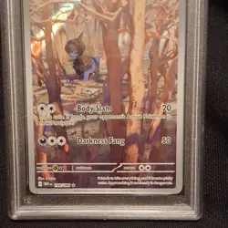 Pokemon Deino 146/086 Sv: White Flare Illustration Rare Holo PSA 9 - Image 3