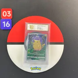 Pokemon TCG Chinese Pikachu CSDC 001 Pikachu Legendary Celebrations Grade10 - Image 1