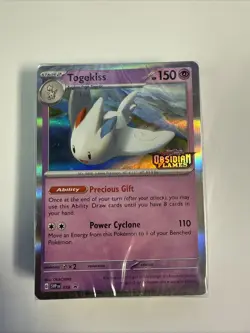 Pokemon TCG - Obsidian Flame Togekiss SVP 038 Promo SEALED Build & Battle Deck - Image 1