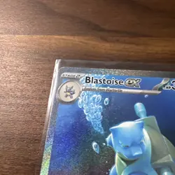 Pokemon TCG Blastoise EX Sir 200/165 Scarlet & Violet 151 - Image 2