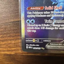 Pokemon TCG Blastoise EX Sir 200/165 Scarlet & Violet 151 - Image 4