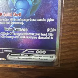 Pokemon TCG Blastoise EX Sir 200/165 Scarlet & Violet 151 - Image 5