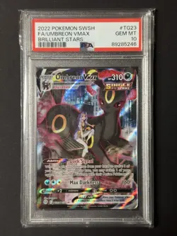PSA 10 Pokemon Umbreon VMAX Brilliant Stars TG23/TG30 PSA10 - Image 1