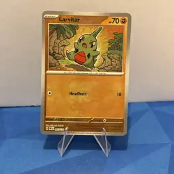 Larvitar Master Ball Reverse Holo Prismatic Evolutions 047/131 Pokemon TCG - Image 1