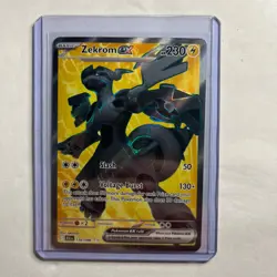 Zekrom ex 158/086 Ultra Rare Black Bolt Pokemon Near Mint - Image 1
