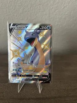 Pokemon TCG Lapras v Shining Fates Holo Rare Full Art SV110/SV122 - Image 1