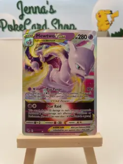 Mewtwo VStar (031/078) - Pokemon GO - Pokemon TCG - NM - Image 1