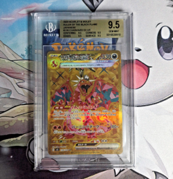 BGS 9.5 Pokemon Japanese Charizard EX 139/108 SV3 Ruler Of The Black Flame - Image 1