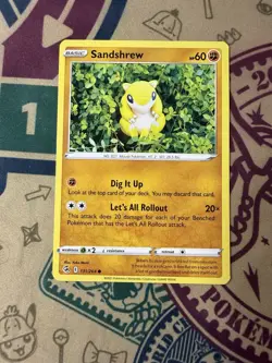 Sandshrew 131/264 Pokemon Swsh08: Fusion Strike Regular Yuka Morii - Image 3