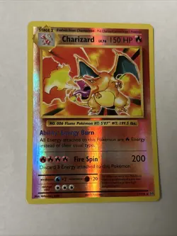 Pokemon TCG Charizard XY Evolutions 11/108 Reverse Holo Rare Gotta Catch’em All - Image 2