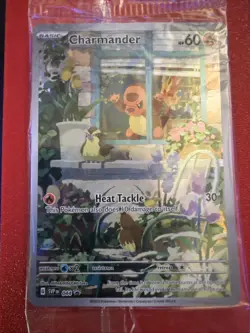 Pokemon TCG Charmander SVP044 Scarlet & Violet Obsidian Flames Promo Holo Sealed - Image 1