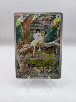 Meowth 106/094 Pokemon TCG Phantasmal Flames Illustration Rare 106/94 - Image 1