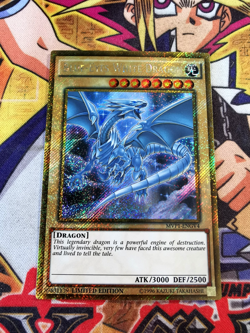 Blue-Eyes White Dragon mvp1-engv4 Ltd Ed (VLP) Gold-Secret Rare Yu-Gi-Oh! - Image 1
