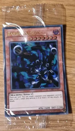 Barrel Dragon LART-EN037 Ultra Rare Limited Edition Yugioh SEALED - Image 1