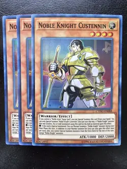 Noble Knight Custennin Super Rare CYHO-EN088 Unlimited Edition x3 - Image 1