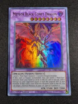 Yugioh - Meteor Black Comet Dragon GFTP-EN096 1st Edition Ultra Rare NM - Image 1