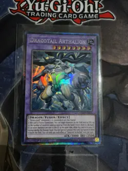 Dracotail Arthalion Yu-Gi-Oh! JUSH-EN006 1st Collector's Rare - Image 1
