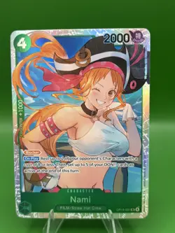 Nami OP14-031 (SR) – The Azure Sea’s Seven – One Piece TCG – English Super Rare - Image 1