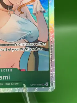 Nami OP14-031 (SR) – The Azure Sea’s Seven – One Piece TCG – English Super Rare - Image 3