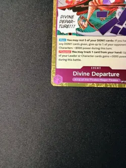 Divine Departure OP13-076 Rare (Foil) - Carrying On His Will - Image 2